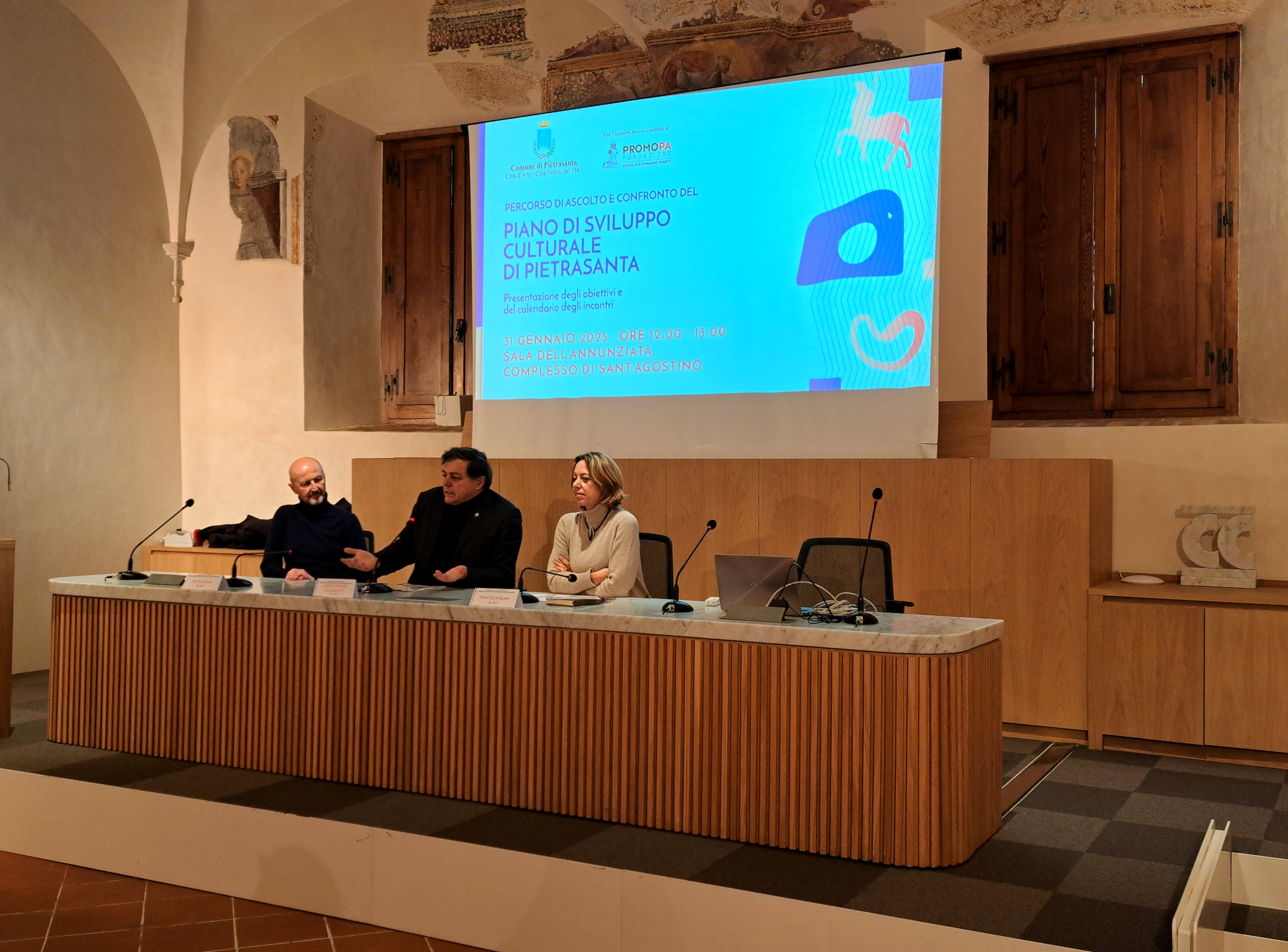 Dal 13 febbraio i tavoli per il futuro culturale di Pietrasanta